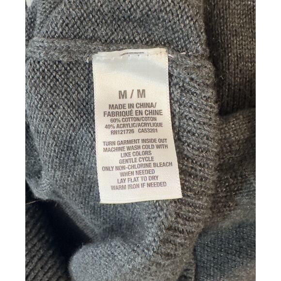 Gnome Christmas Sweater M llin’ With My Gnomie Knit Pullover Aéropostale Unisex - Picture 5 of 9